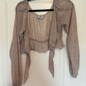 Floral Pink Women's Top